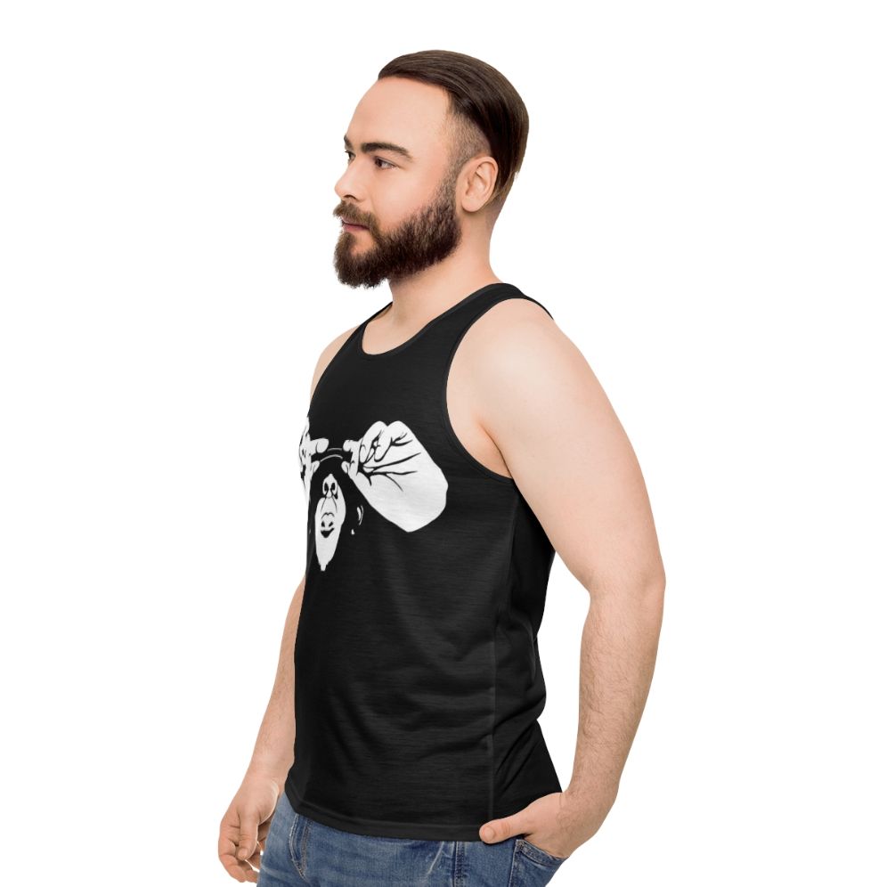 Unisex Hip Hop Rap Music Tank Top - men side