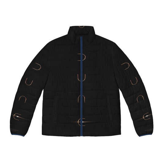 Dune Part II Puffer Jacket featuring the Atreides House emblem