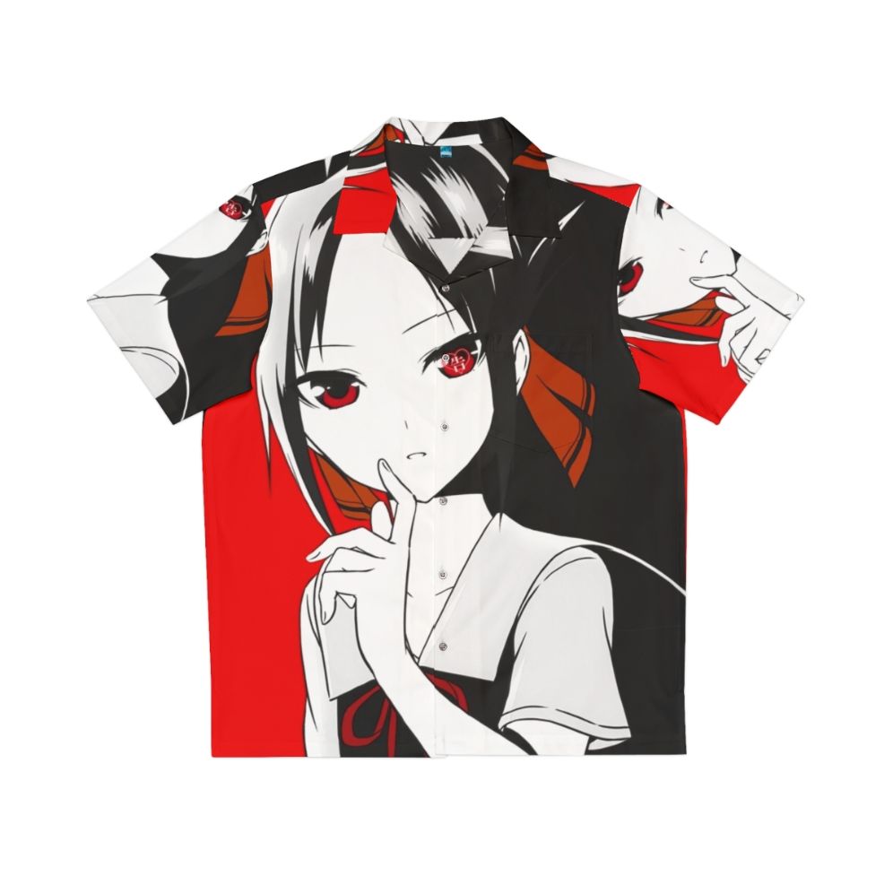 Kaguya Sama Hawaiian Shirt, featuring Kaguya Shinomiya from the anime and manga series "Kaguya-sama: Love is War"