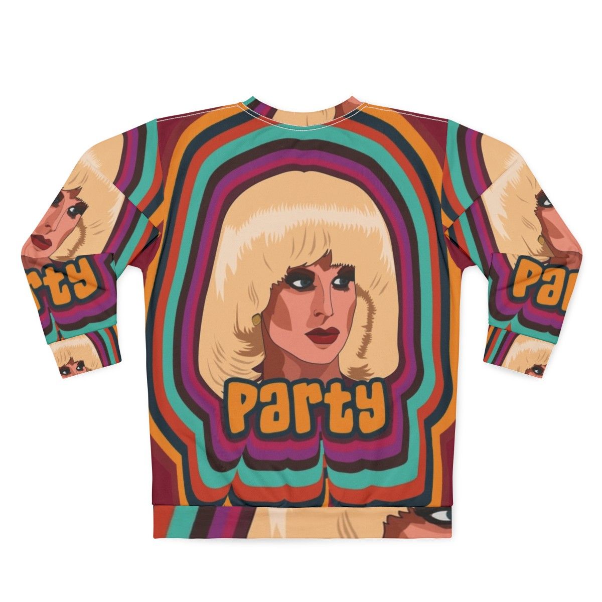 Katya Zamolodchikova Party Sweatshirt - Back