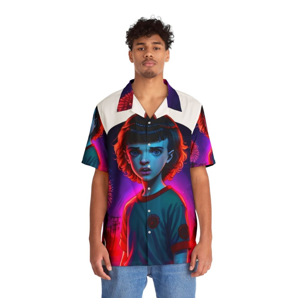 Eleven From Stranger Things Hawaiian Shirt - People Front