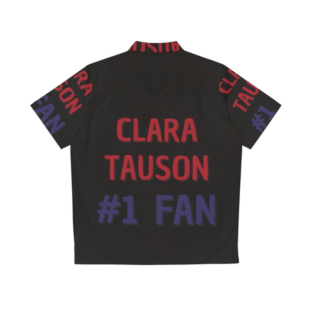 Clara Tauson Fan Hawaiian Shirt with Coco Gauff Tennis Player Graphics - Back