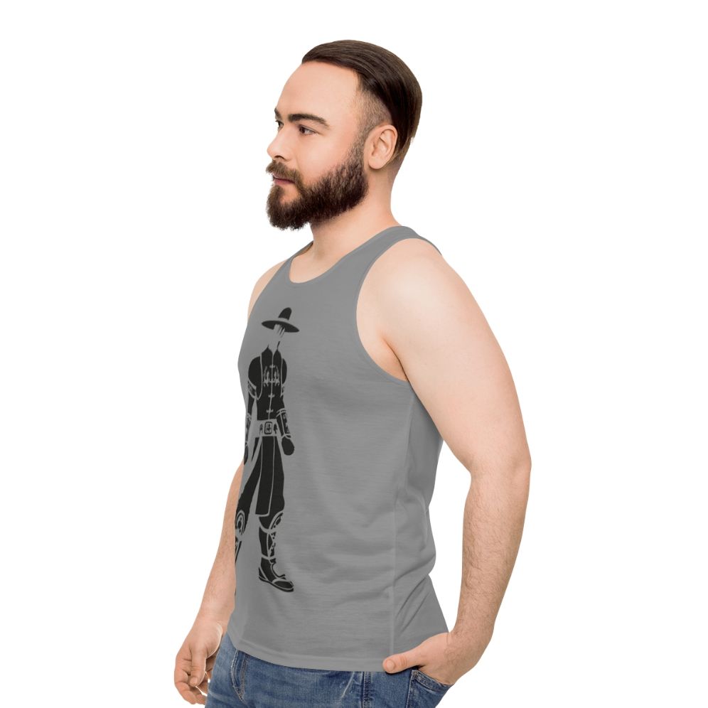 Unisex martial arts champion warrior tank top - men side