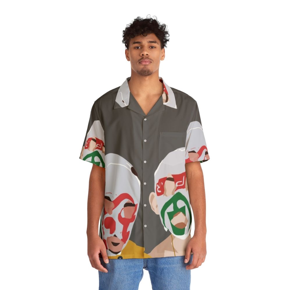 Minimal Rubberbandits Hawaiian Shirt - People Front