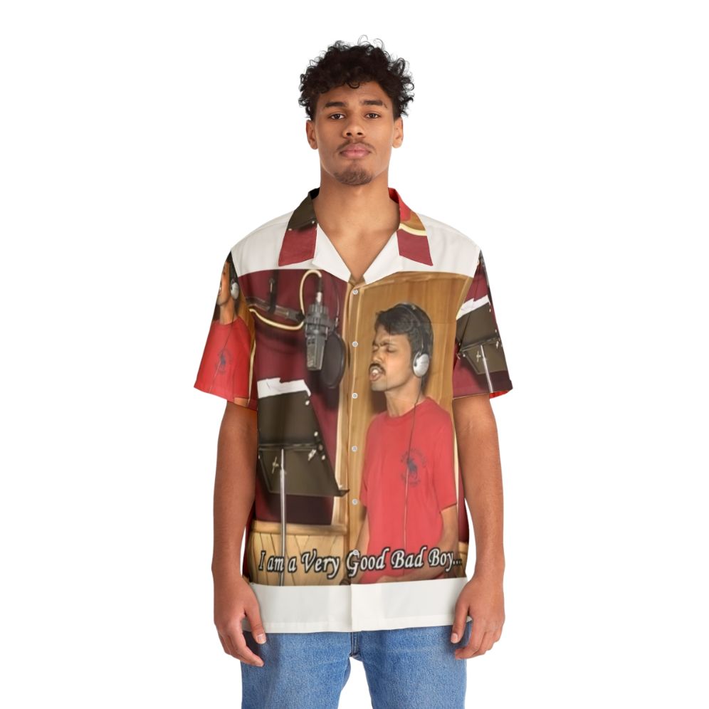 "Vennu Mallesh" Inspired Hawaiian Shirt - People Front