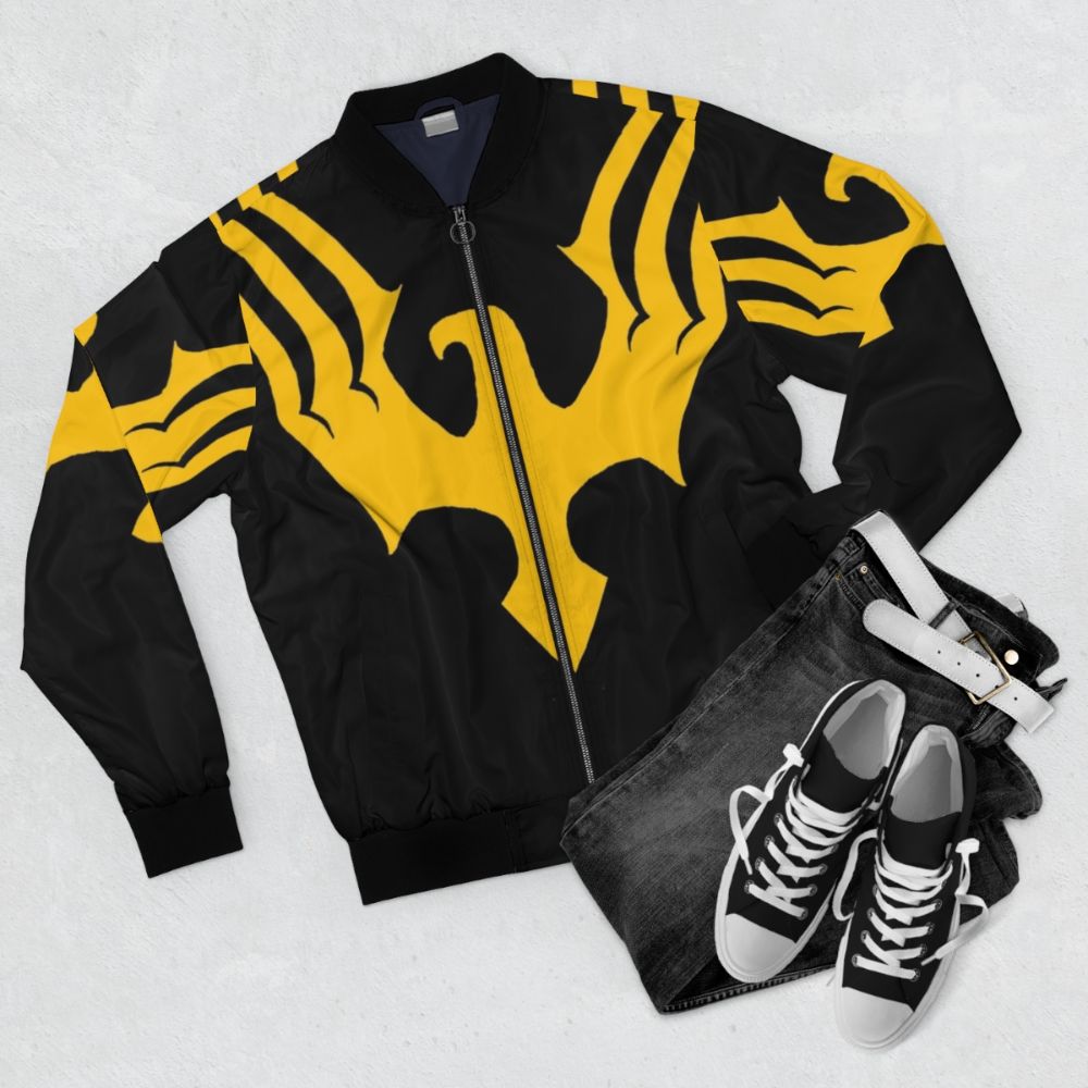 Quentin Quire Phoenix Bomber Jacket - VARIANT Future Edition - Flat lay