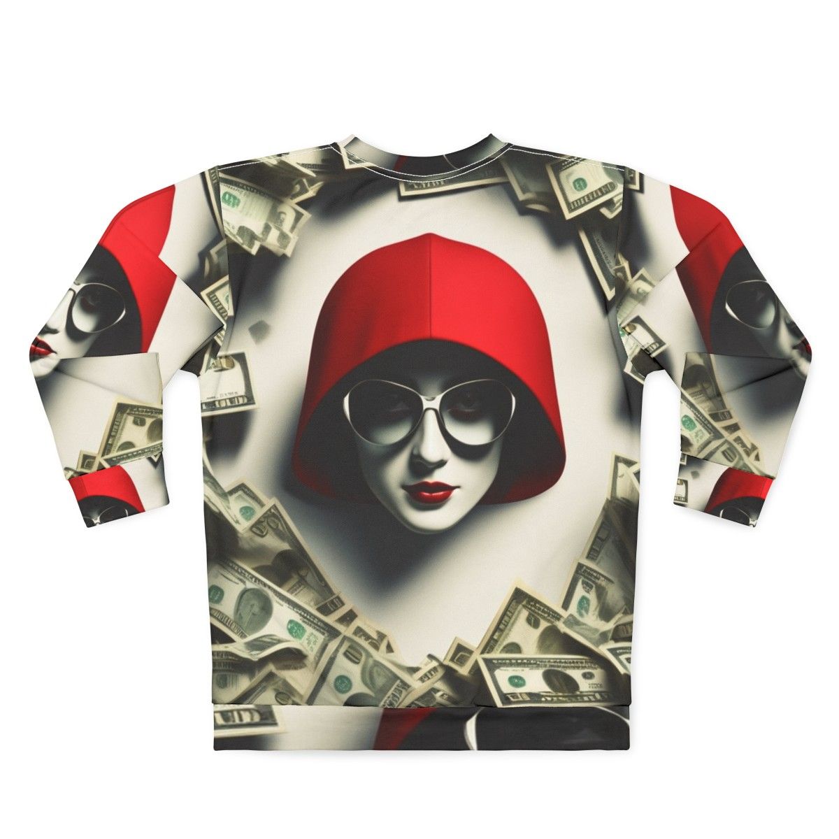 Money Woman Money Heist Collection Sweatshirt - Back