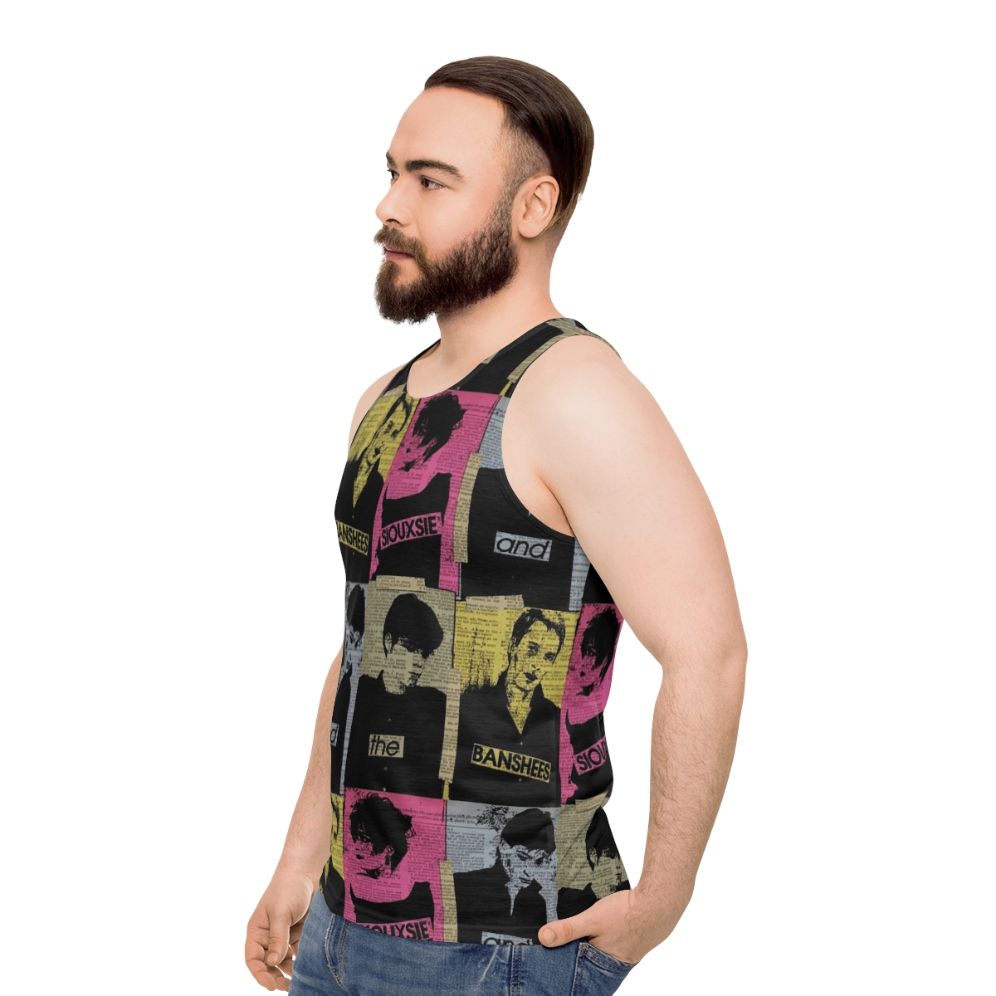 80s Music Unisex Tank Top - men side