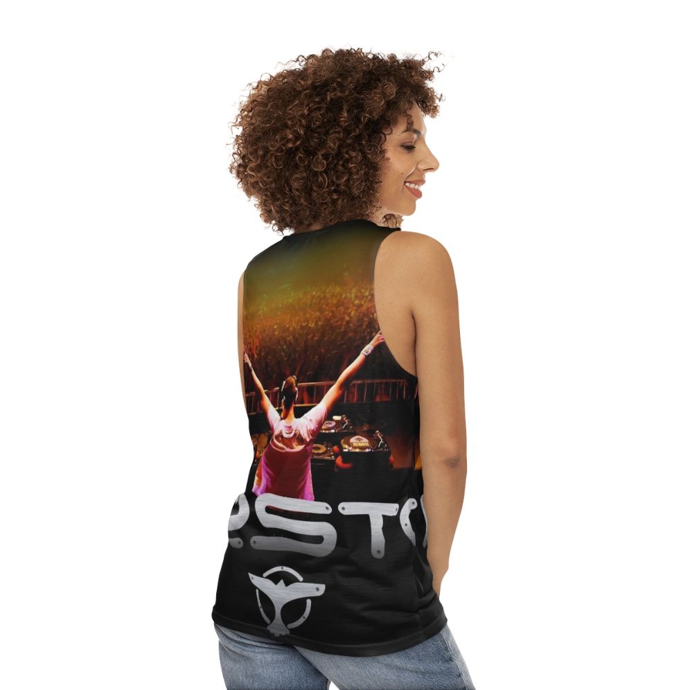 Tiesto Unisex Tank Top - women back