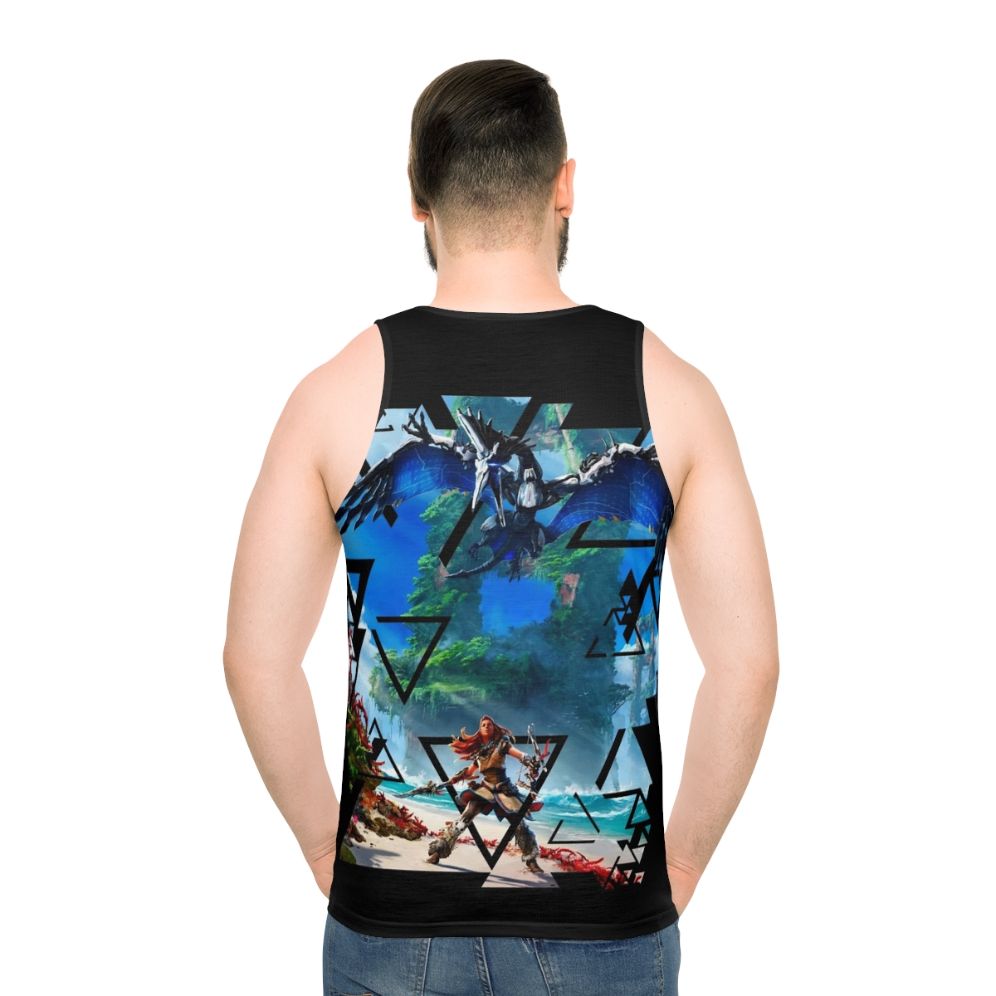 Horizon Forbidden West Unisex Tank Top - men back