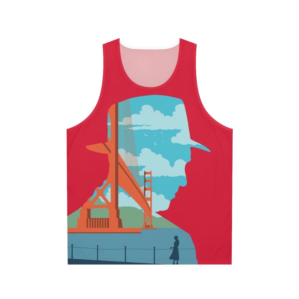 Vertigo movie inspired minimalist unisex tank top