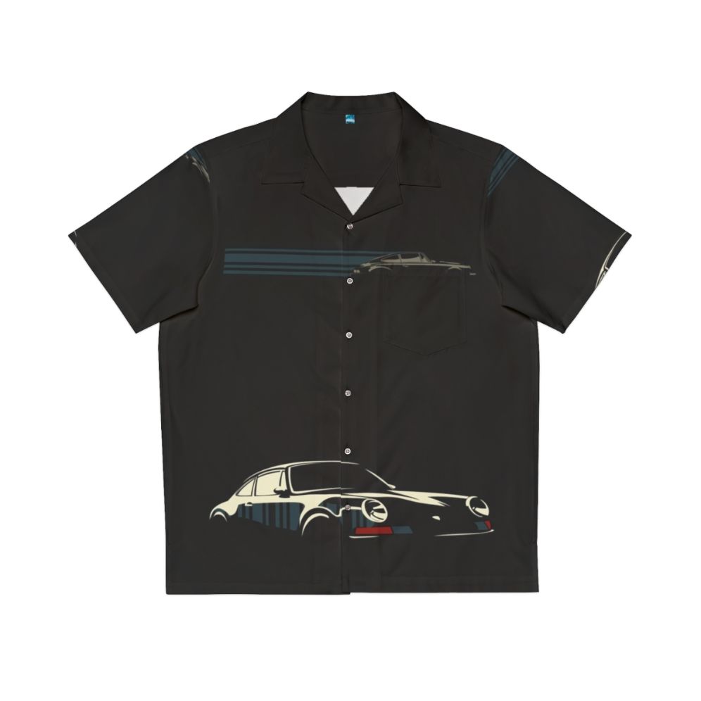 Minimalist Porsche Hawaiian Shirt