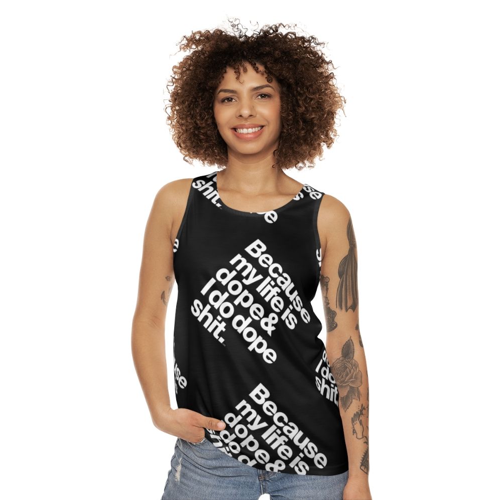 Kanye West "My Life is Dope" Unisex Tank Top - women