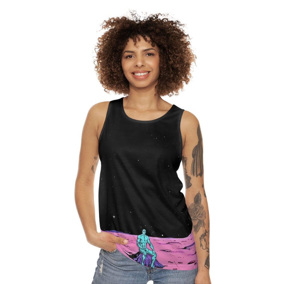 Watchmen Dr. Manhattan Unisex Space-Themed Tank Top - women