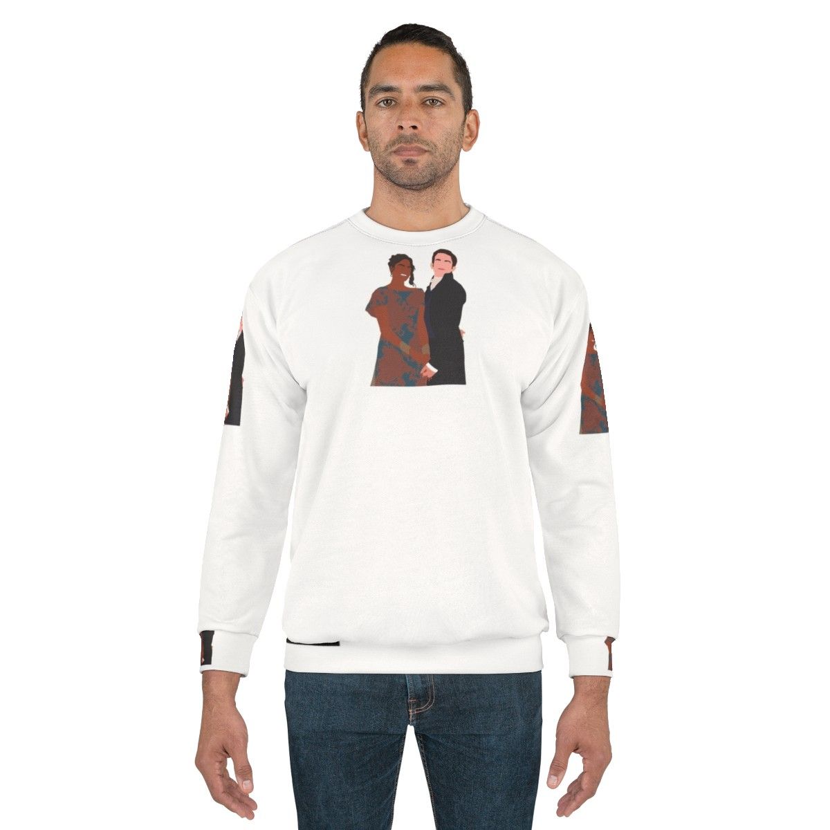 Bridgerton Netflix Sweatshirt featuring Anthony and Kate Bridgerton - men