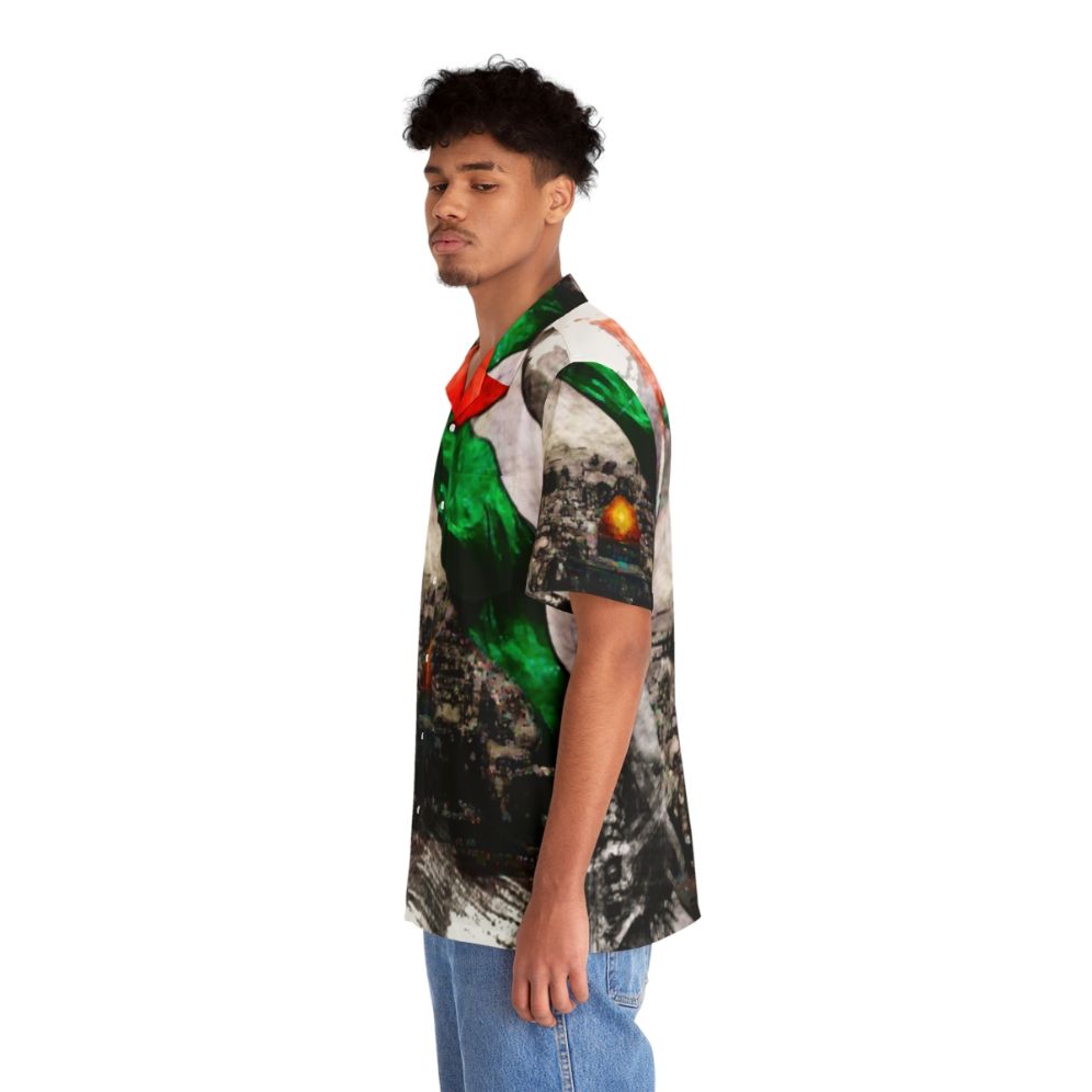 vibrant free palestine gaza hawaiian shirt - People Left