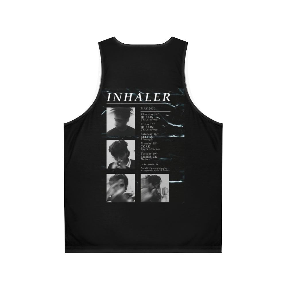 Inhaler Band Unisex Tank Top - Back