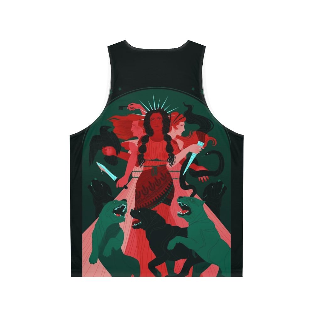 Hecate Unisex Mythology Inspired Tank Top - Back