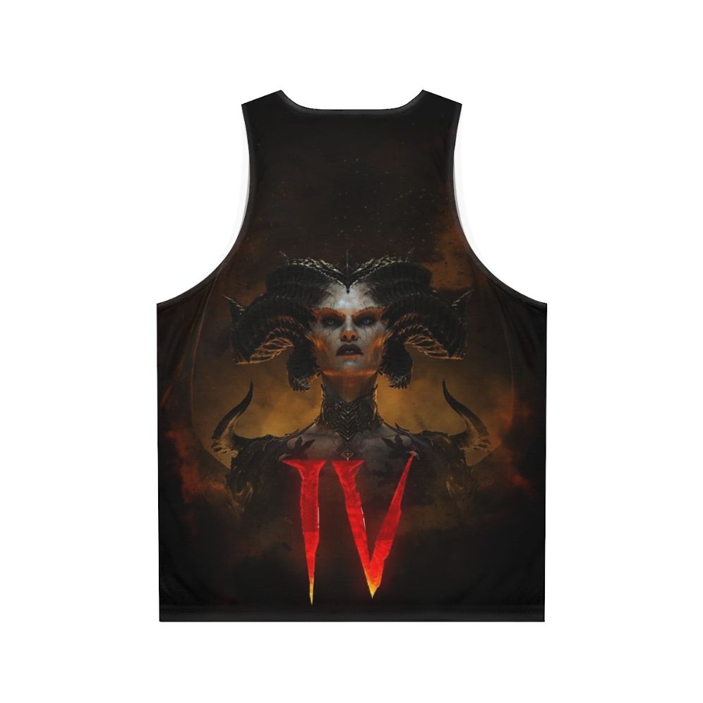 Diablo 4 Lilith Unisex Tank Top - Back