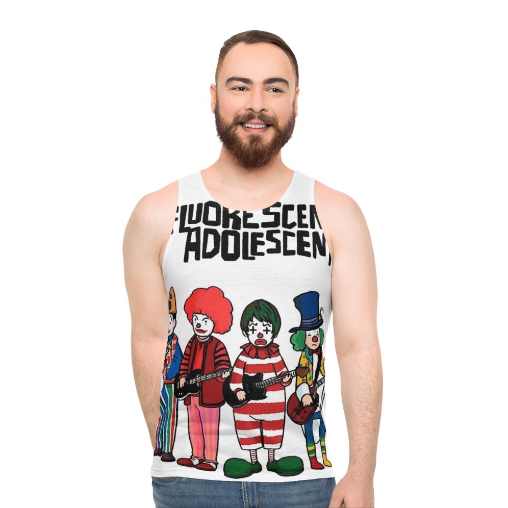 Retro Music Clown Unisex Tank Top - men