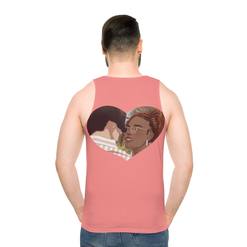 Heartstopper Unisex Tank Top - men back