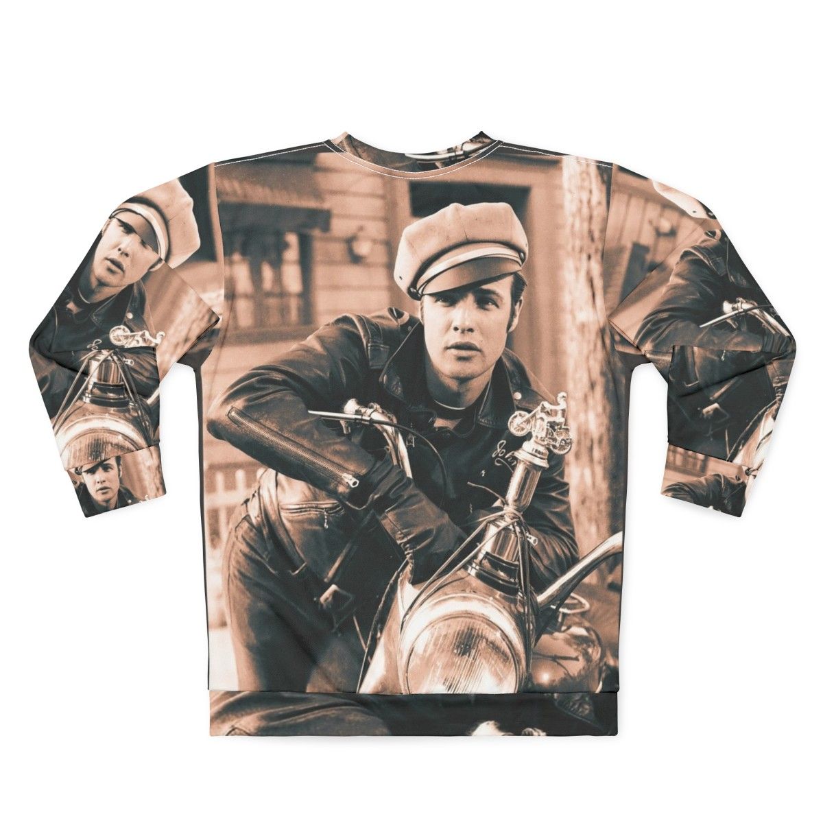 Vintage Marlon Brando D58 Sweatshirt - Back