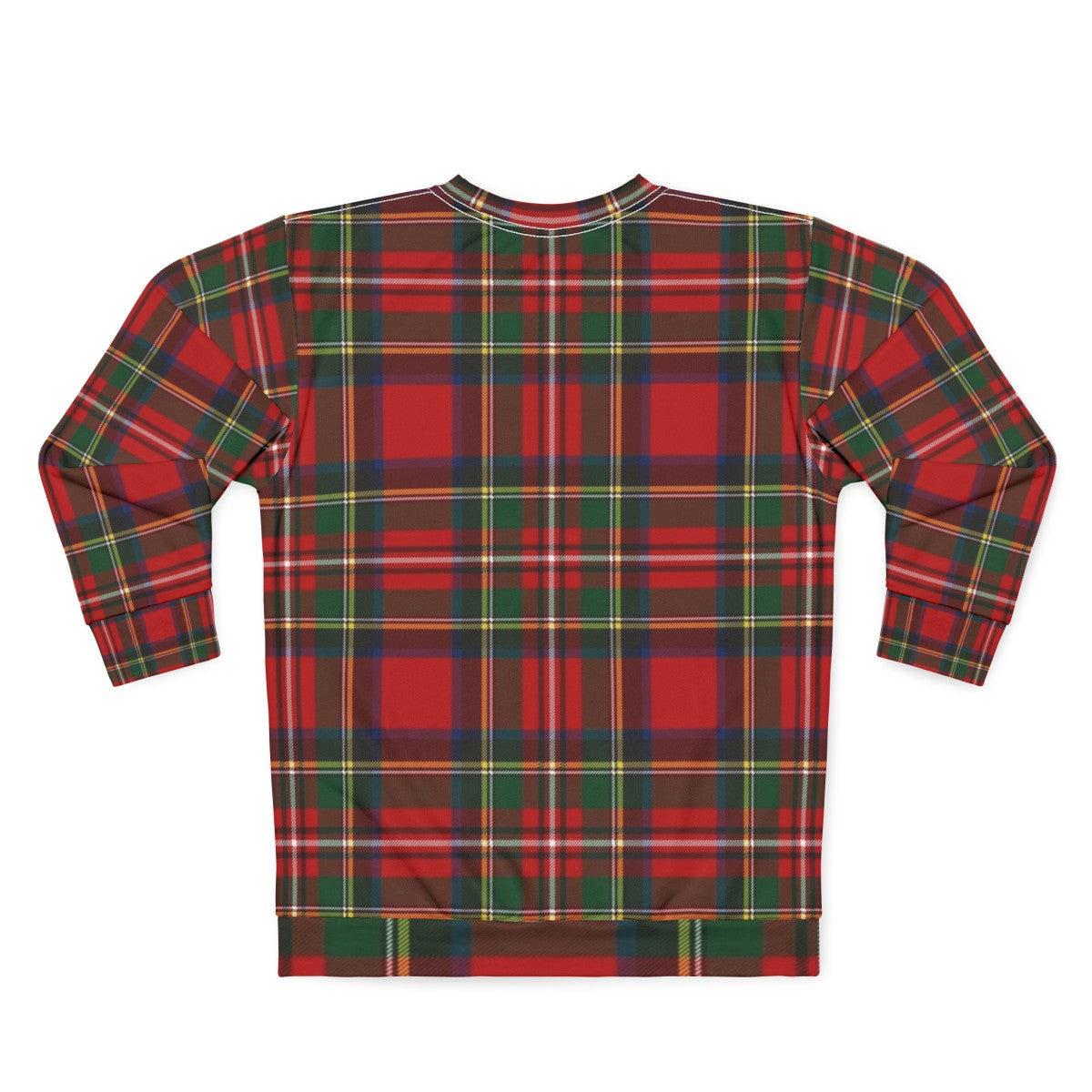 Royal Stewart Scottish Tartan Plaid Sweatshirt - Back