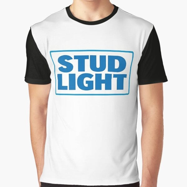 Stud Light Graphic T-Shirt - Funny Beer Design