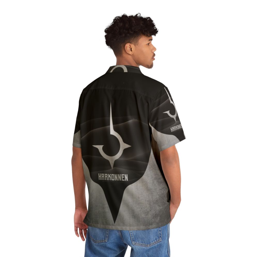 Dune Harkonnen Titanium Hawaiian Shirt - People Back