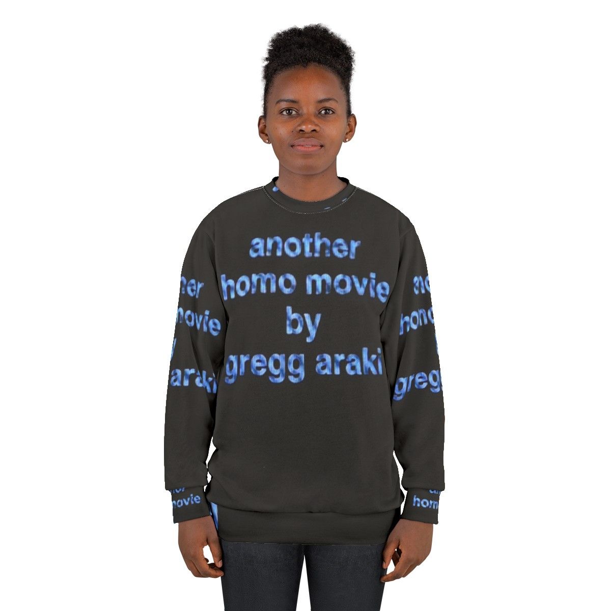 Gregg Araki LGBT film inspired graphic sweatshirt - women