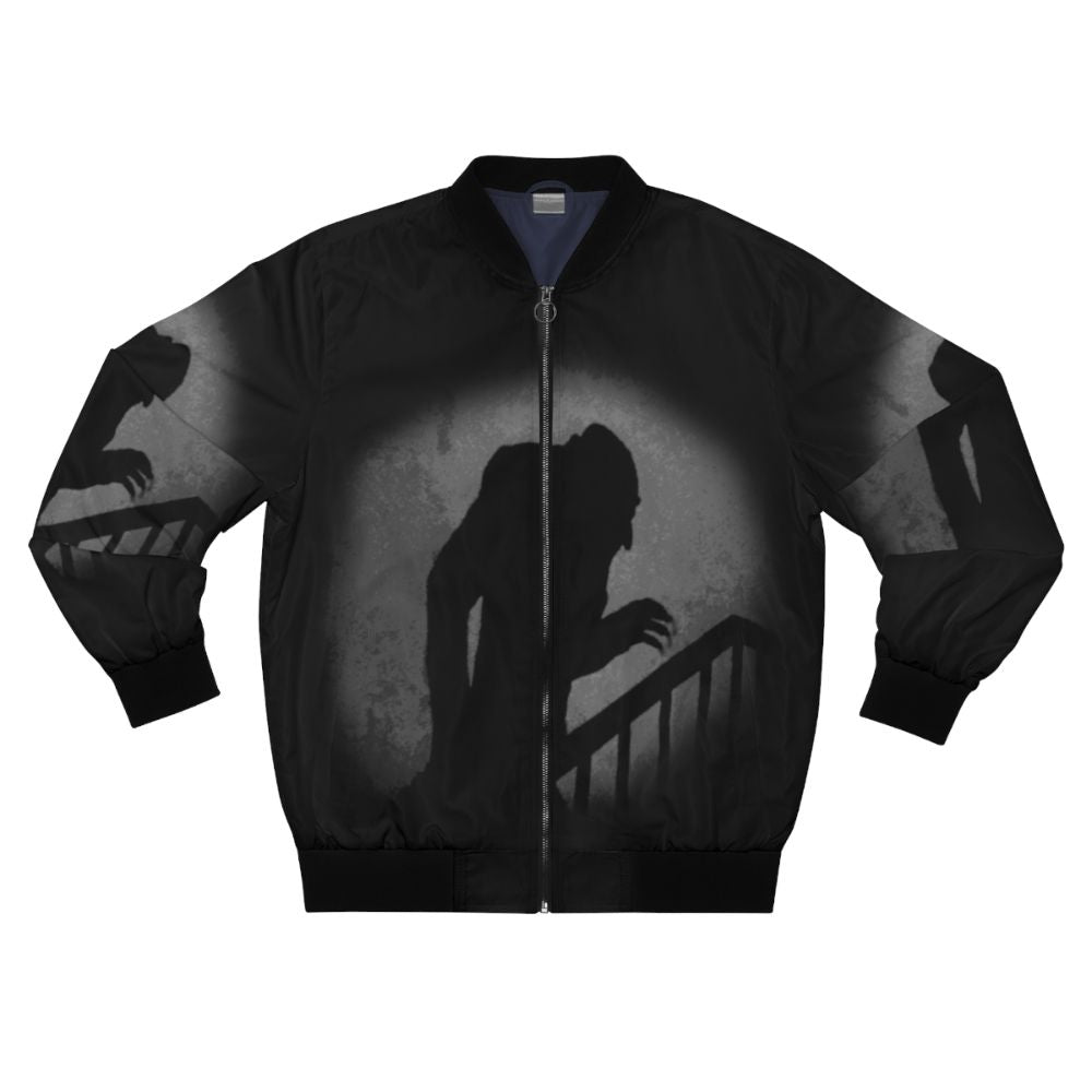 Nosferatu Silhouette Horror Bomber Jacket