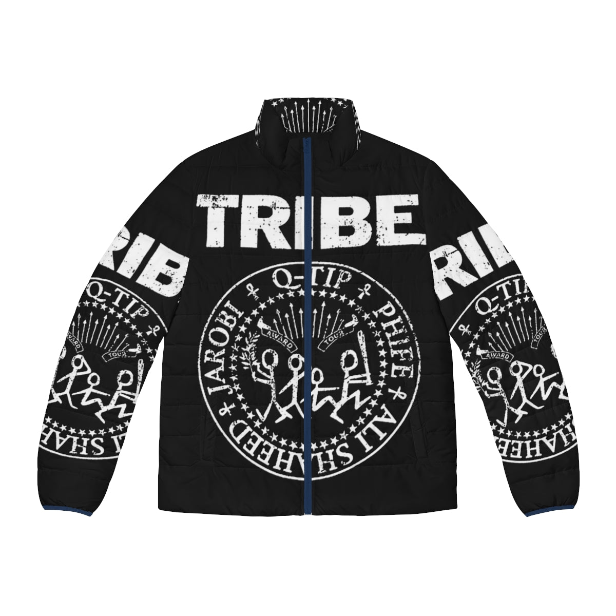 Tribe Puffer Jacket featuring hip hop inspired design