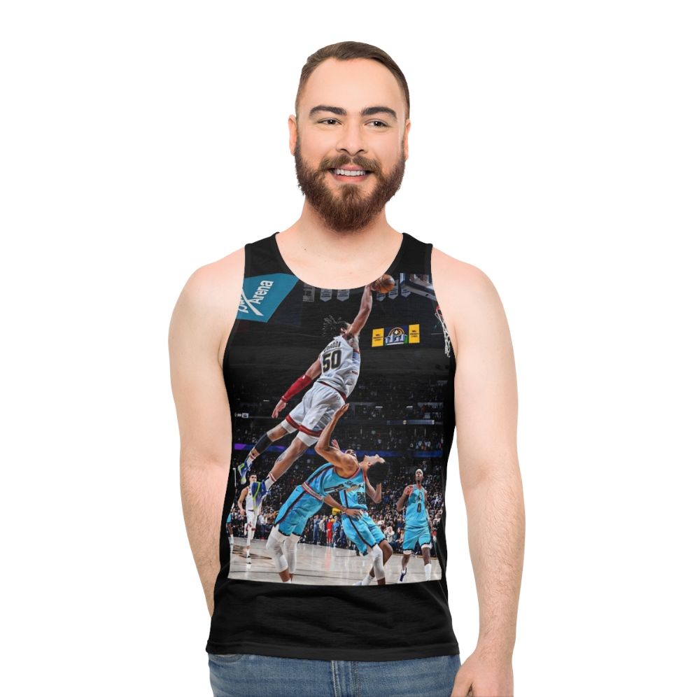 Aaron Gordon slam dunk fanart unisex tank top - men