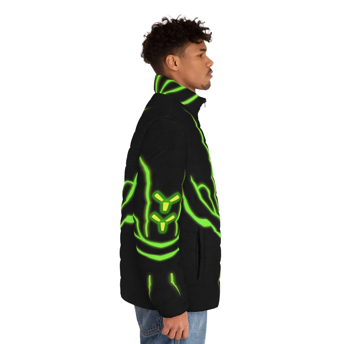 Acceleracers Gelorum Logo Puffer Jacket - men side right