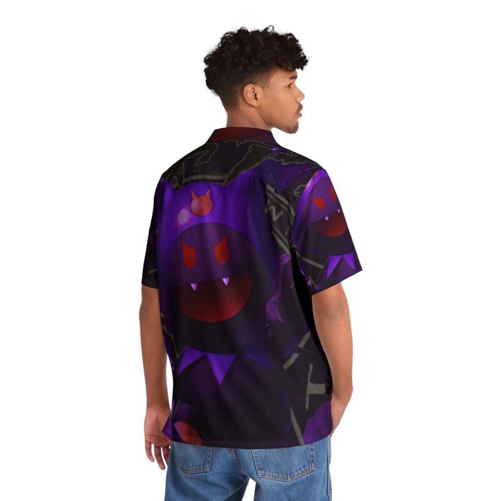 Black Frost Hawaiian Shirt - Persona and SMT Anime Merchandise - People Back