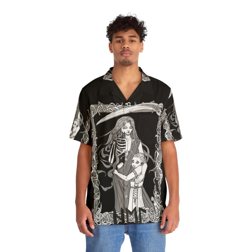 Hel Norse Mythology Pagan Hawaiian Shirt - People Front