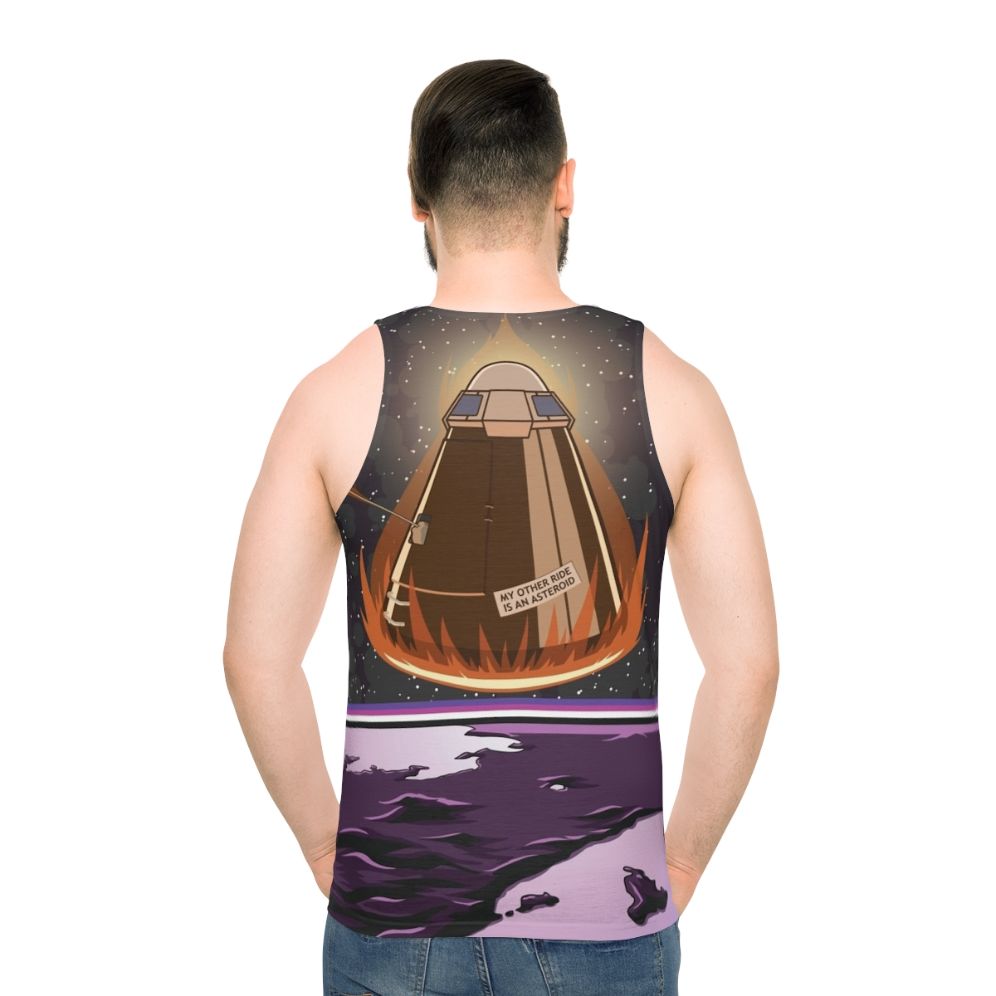 Kerbal Space Program Inspired Unisex Tank Top - men back