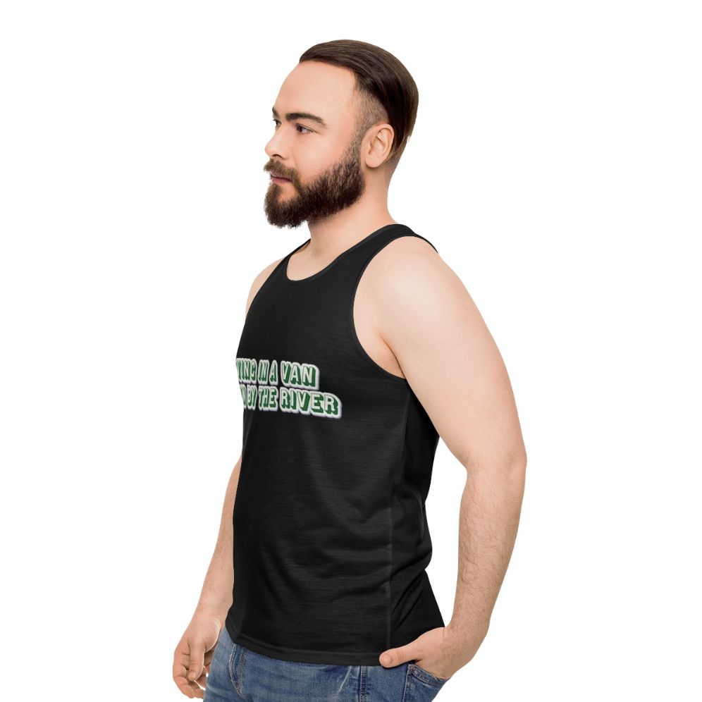 Chris Farley Saturday Night Live Unisex Tank Top - men side