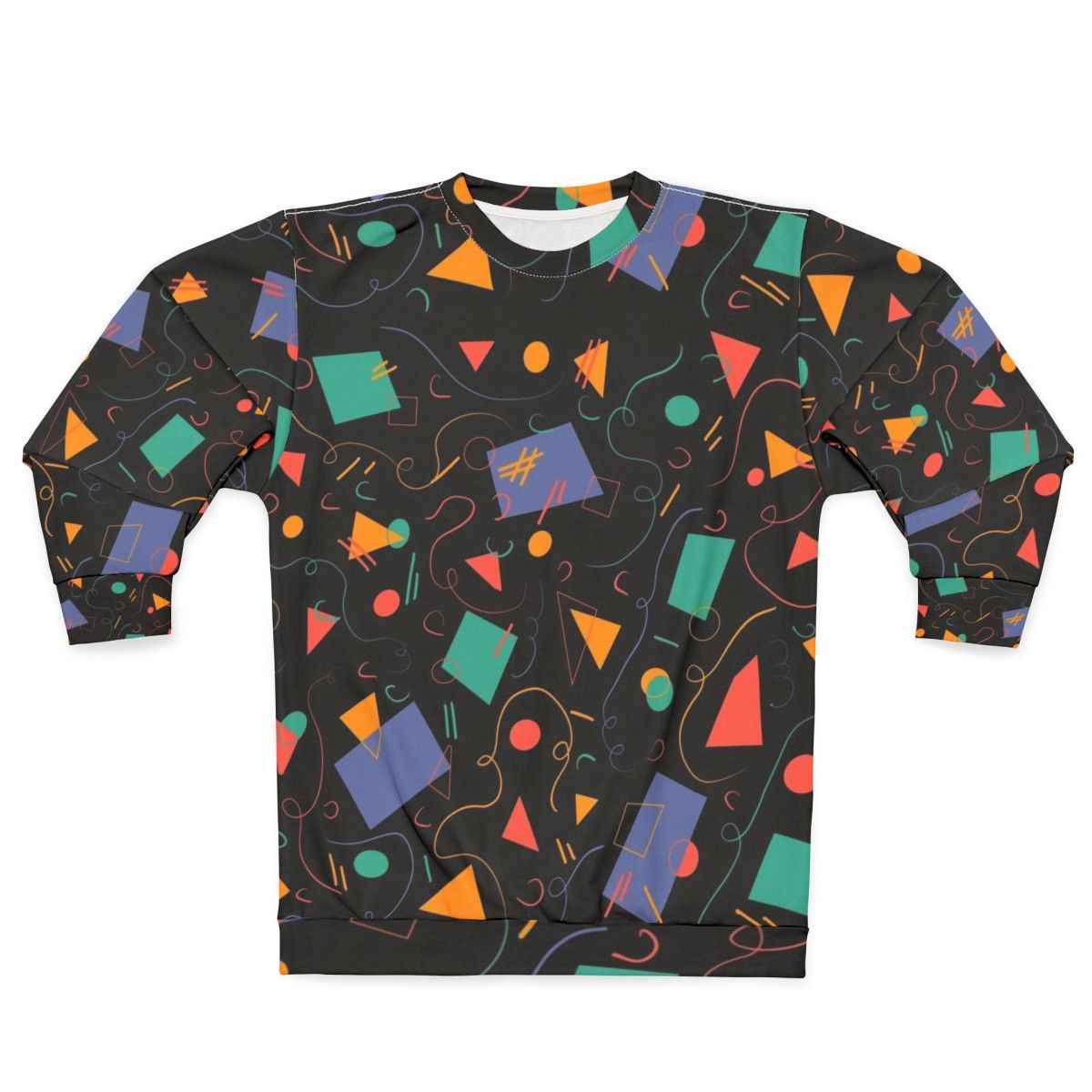 Retro arcade carpet pattern sweatshirt