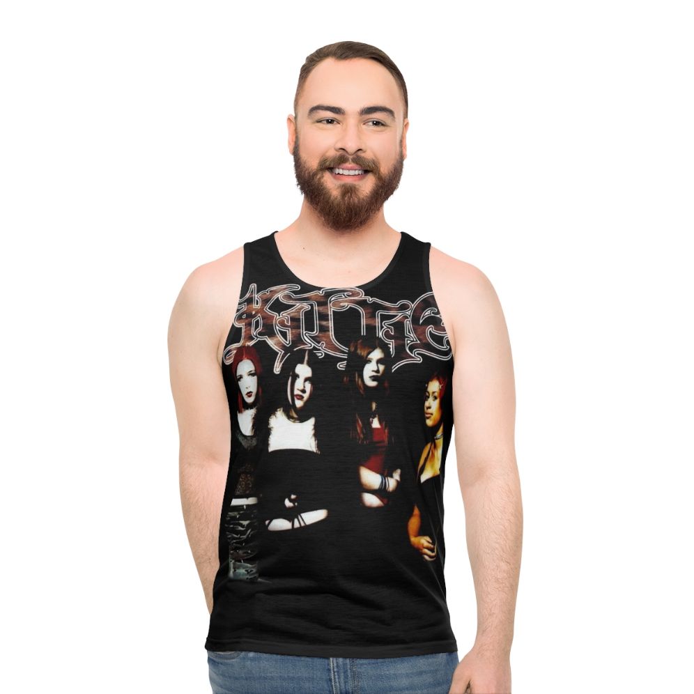 Unisex Nu Metal Kitty Spit Tank Top - men