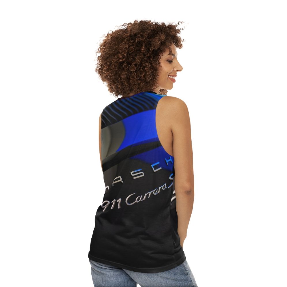 911 Carrera Unisex Sports Tank Top - women back