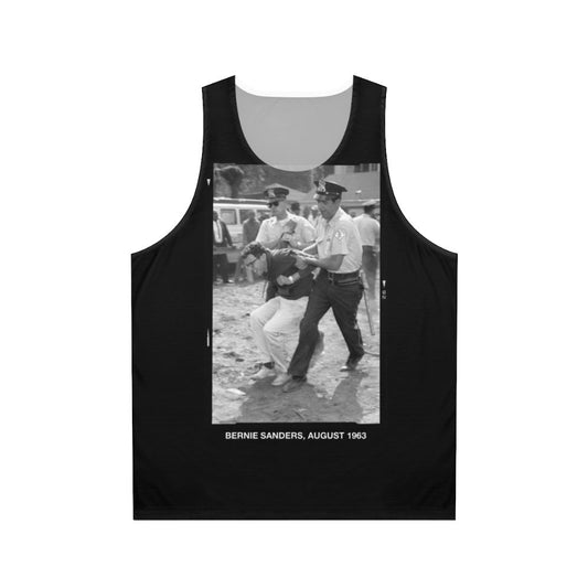 Bernie Sanders Arrest Protest Unisex Tank Top