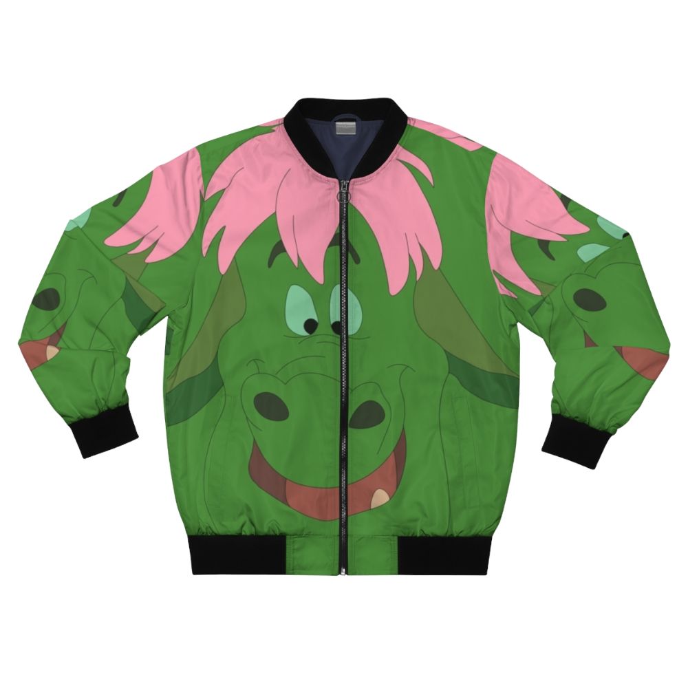 Elliot the dragon-inspired bomber jacket, featuring a fantasy design