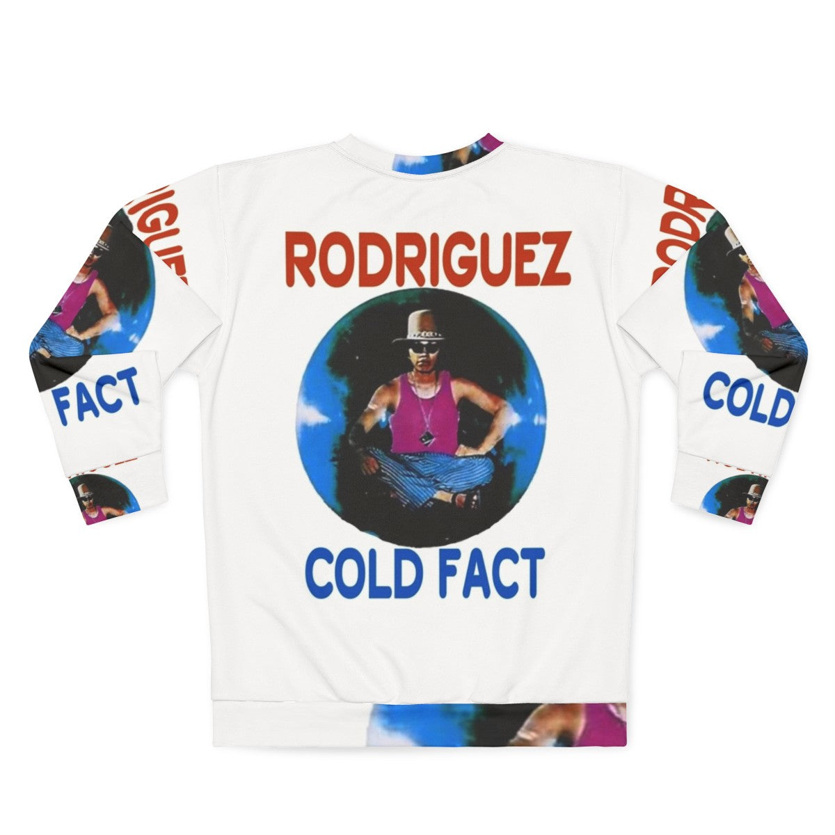 Sixto Rodriguez Sweatshirt - Celebrate the Legendary Hispanic Singer-Songwriter - Back