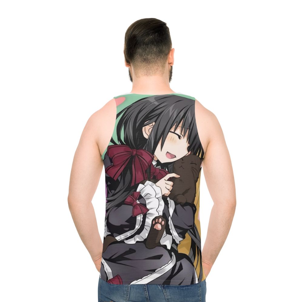 Kurumi Tokisaki Date A Live Anime Unisex Tank Top - men back