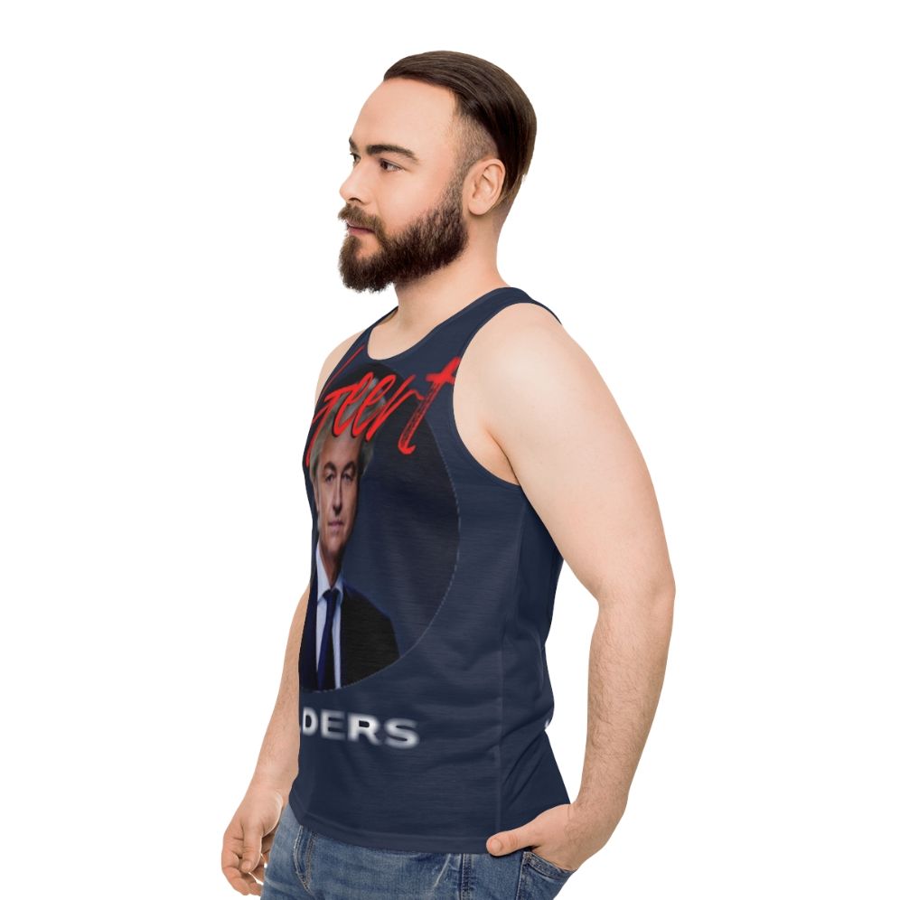 Geert Wilders Inspired Unisex Tank Top - men side