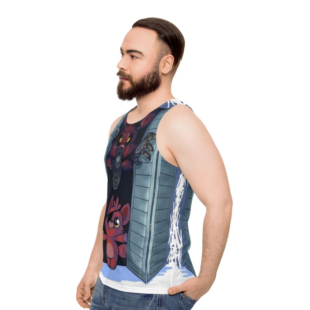 FNAF Foxy Unisex Tank Top - men side