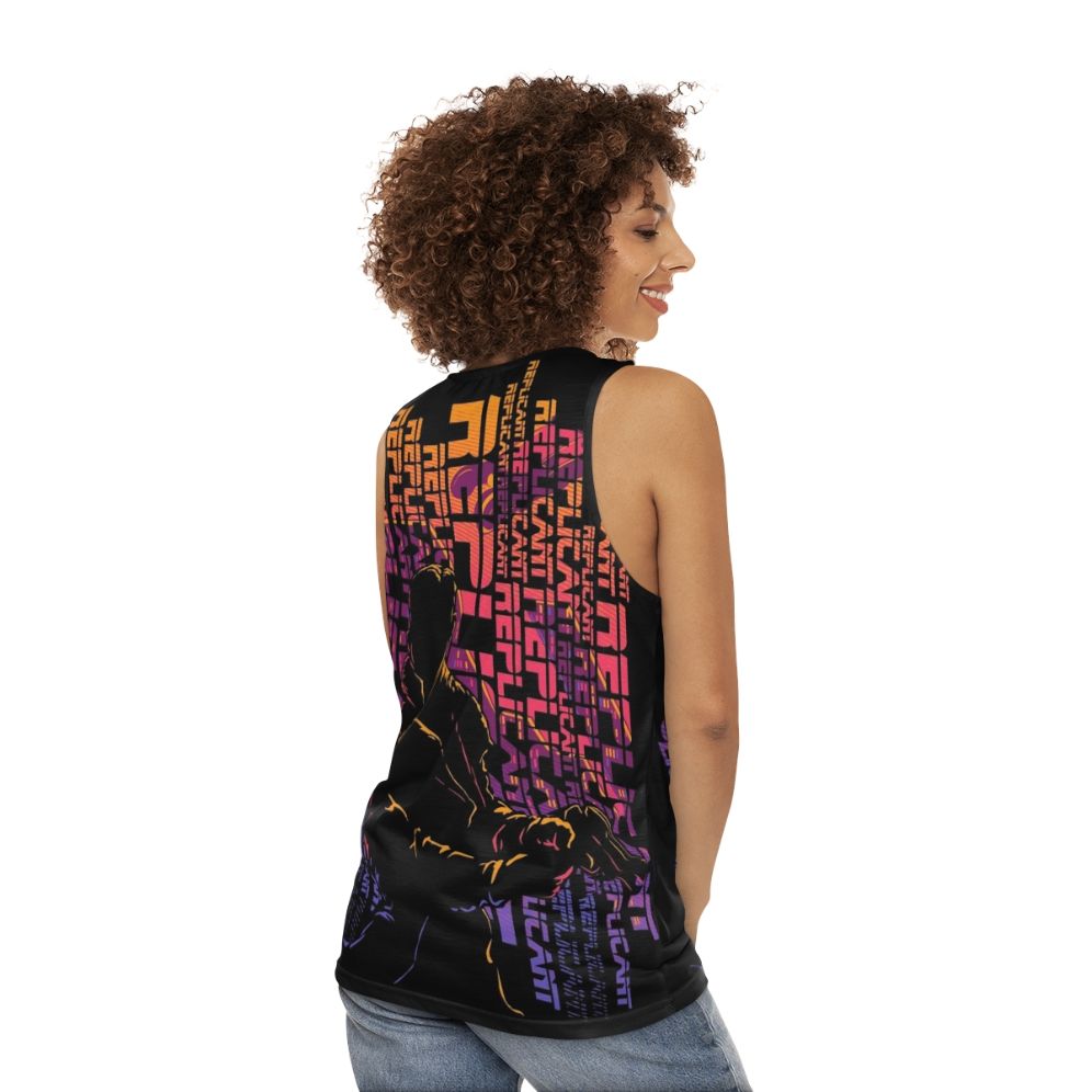 Blade Runner Inspired Unisex Tank Top - women back