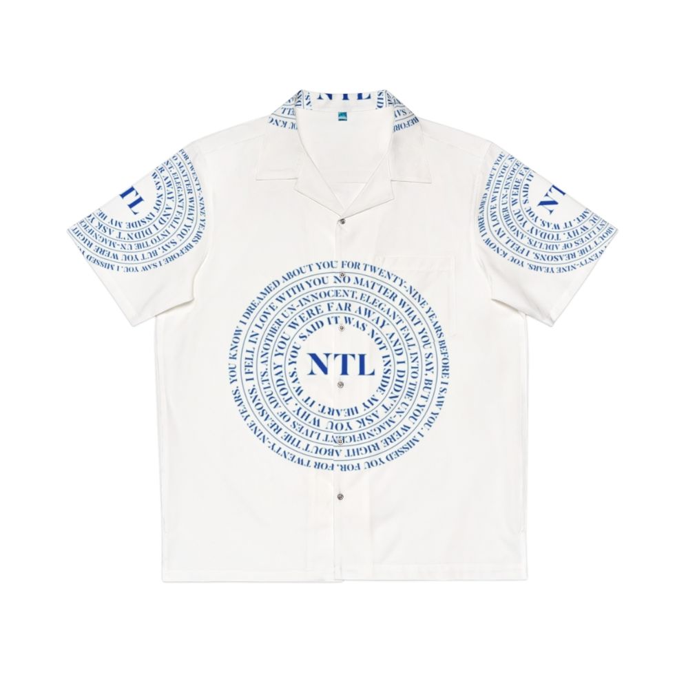 The National Lyrics Relaxed Fit Hawaiian Shirt