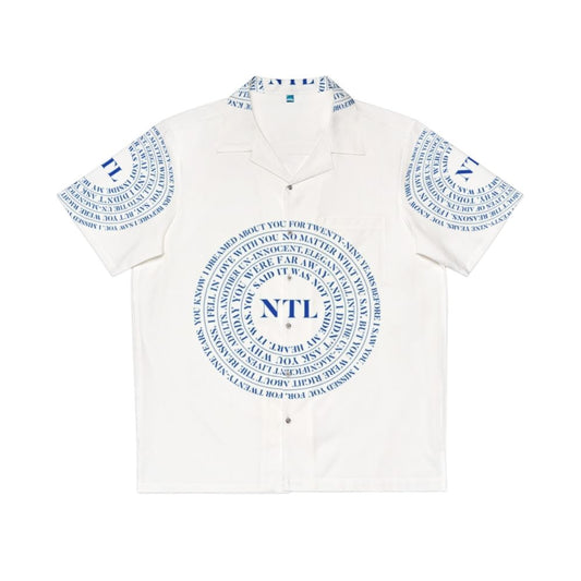 The National Lyrics Relaxed Fit Hawaiian Shirt